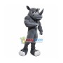 Sports Grey Rhino Mascot Costume 