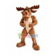 Fierce Power Brown Moose Academy Mascot Costume Fierce Power Brown Moose Academy Mascot Costume