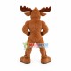 Fierce Power Brown Moose Academy Mascot Costume Fierce Power Brown Moose Academy Mascot Costume