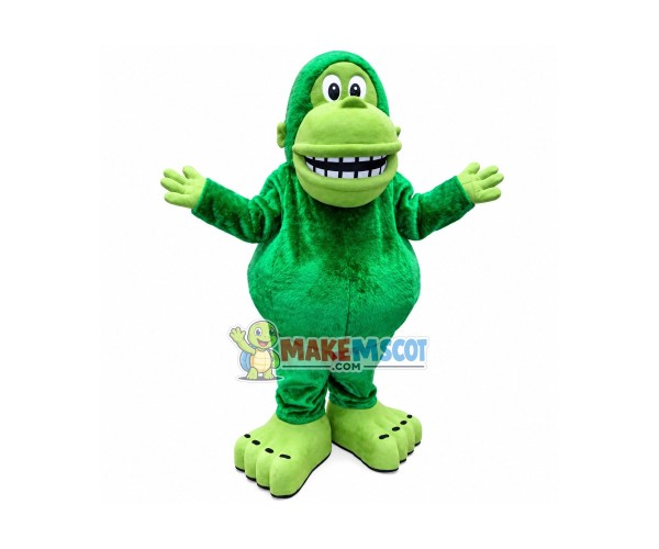 EcoRilla the Green Gorilla Mascot Costume EcoRilla the Green Gorilla Mascot Costume