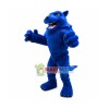 Fierce Blue Wolverine Mascot Costume 