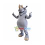 Ice Hockey Grey Rhino Mascot Costume 