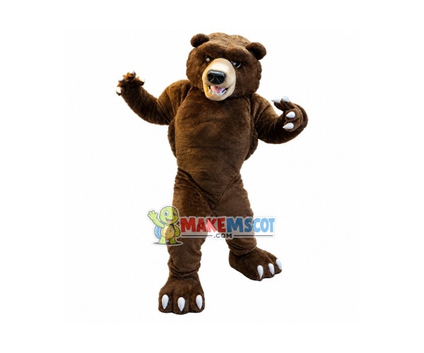 Fierce Grizzlies Middle School Mascot Costume Fierce Grizzlies Middle School Mascot Costume