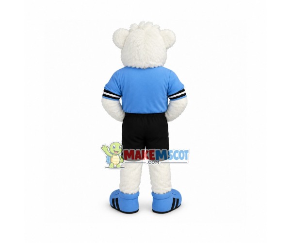 Hockey Polar Bear Mascot Costume Hockey Polar Bear Mascot Costume