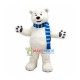 Lovely White Bear Mascot Costume Lovely White Bear Mascot Costume