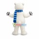 Lovely White Bear Mascot Costume Lovely White Bear Mascot Costume