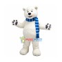 Lovely White Bear Mascot Costume 