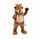 King Brown Bear Mascot Costume King Brown Bear Mascot Costume