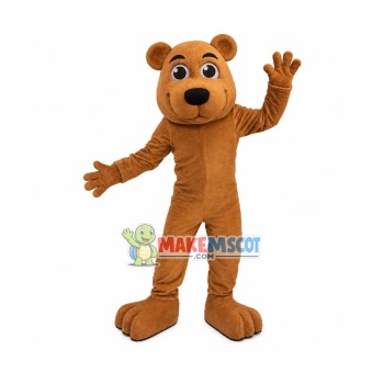 Amiable Scrubby Bear Mascot Costume 