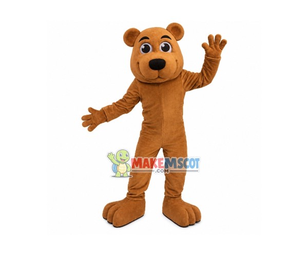 Amiable Scrubby Bear Mascot Costume Amiable Scrubby Bear Mascot Costume