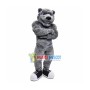 College Fierce Power Vandy the Grey Bear Mascot Costume 