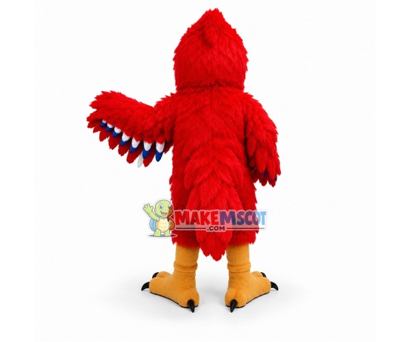 Red Hawk High School Mascot Costume Red Hawk High School Mascot Costume