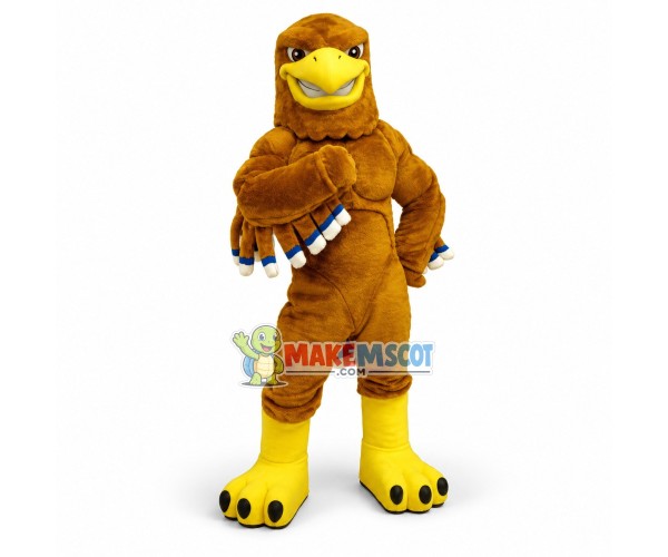 Power Golden Eagle High School Mascot Costume 