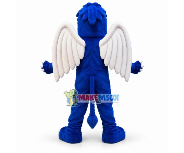 Blue Gryphon Public School Mascot Costume Blue Gryphon Public School Mascot Costume