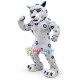 Power Gray Jaguar High School Mascot Costume 