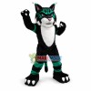 Confident Wildcat High School Mascot Costume 