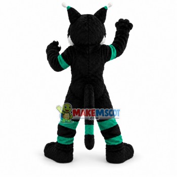 Confident Wildcat High School Mascot Costume Confident Wildcat High School Mascot Costume
