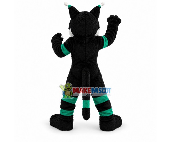 Confident Wildcat High School Mascot Costume Confident Wildcat High School Mascot Costume