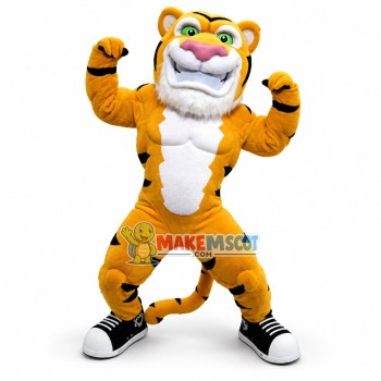 Power Stripes the Hamilton Tiger-Cats Football Mascot Costume 