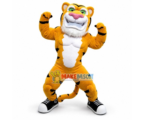 Power Stripes the Hamilton Tiger-Cats Football Mascot Costume Power Stripes the Hamilton Tiger-Cats Football Mascot Costume
