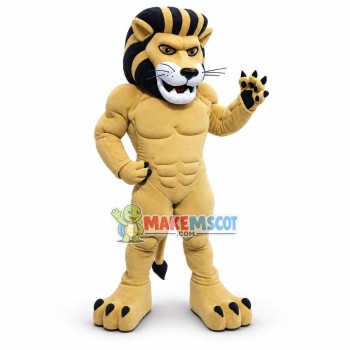 University Power Leo the Lion Mascot Costume University Power Leo the Lion Mascot Costume