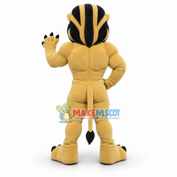 University Power Leo the Lion Mascot Costume University Power Leo the Lion Mascot Costume