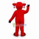 Lovely Red Cow Mascot Adult Costume 