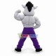 Power Gray Razorback Pig High School Mascot Costume Power Gray Razorback Pig High School Mascot Costume