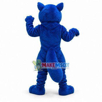 College Fierce Tripp the Thunder Wolf Mascot Costume 