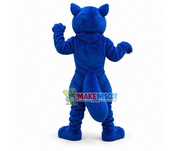 College Fierce Tripp the Thunder Wolf Mascot Costume 