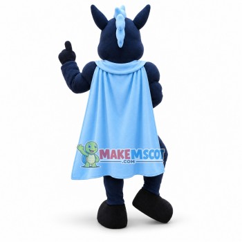 Power Black Mustang High School Mascot Costume Power Black Mustang High School Mascot Costume