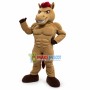 Power Light Brown Mustang High School Mascot Costume 