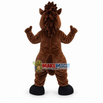 College Fierce Brown Mustang Mascot Costume College Fierce Brown Mustang Mascot Costume