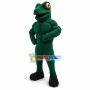 Power Green Lizard Mascot Adult Costume 