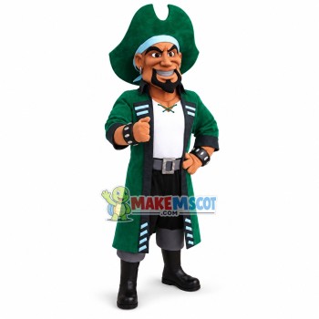 Green Raider High School Mascot Costume 