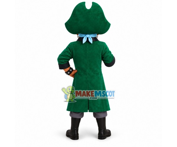Green Raider High School Mascot Costume Green Raider High School Mascot Costume