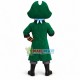 Green Raider High School Mascot Costume Green Raider High School Mascot Costume