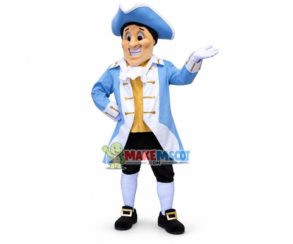 Mischievous Patriot Mascot Costume Mischievous Patriot Mascot Costume