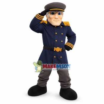 Admiral Mascot Costume Admiral Mascot Costume