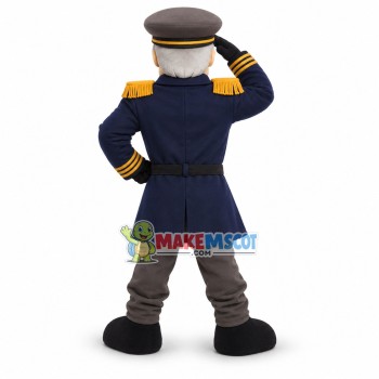 Admiral Mascot Costume Admiral Mascot Costume