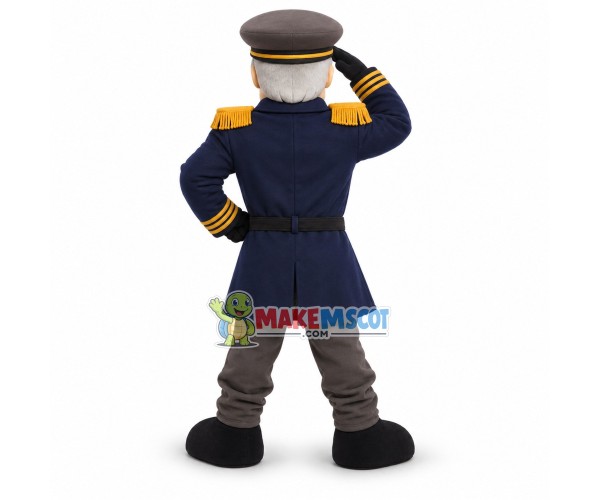 Admiral Mascot Costume Admiral Mascot Costume