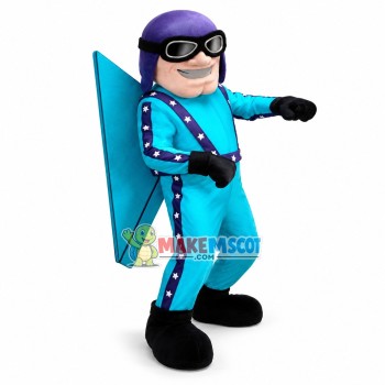 College Jimmy the Jet Mascot Costume College Jimmy the Jet Mascot Costume