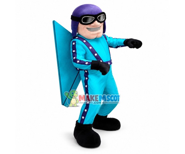 College Jimmy the Jet Mascot Costume College Jimmy the Jet Mascot Costume
