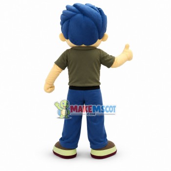 Texell Cash Mascot Costume Texell Cash Mascot Costume
