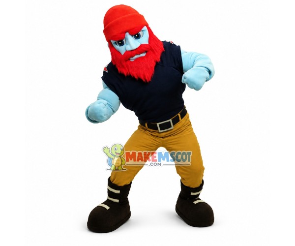 Aexl the Axeman Mascot Costume Aexl the Axeman Mascot Costume