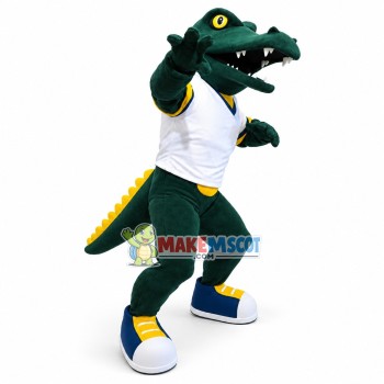 College Green Gator Mascot Costume College Green Gator Mascot Costume