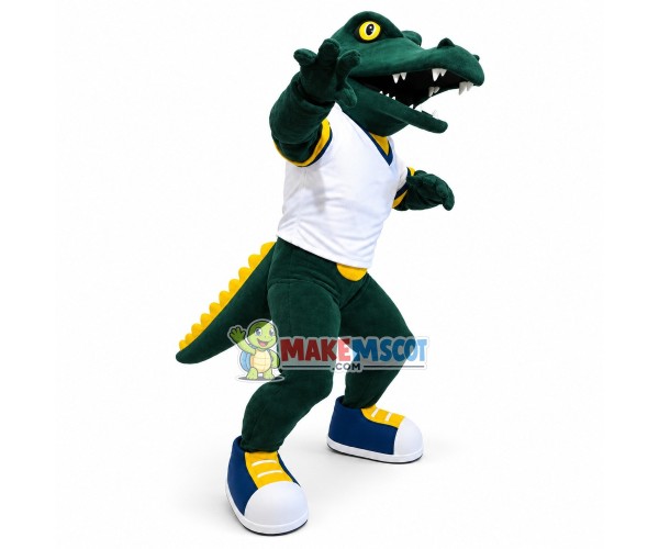 College Green Gator Mascot Costume College Green Gator Mascot Costume