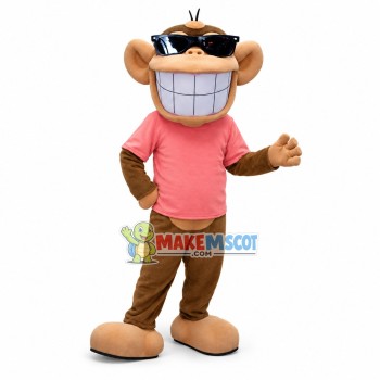 Cool Monkey Mascot Adult Costume Cool Monkey Mascot Adult Costume