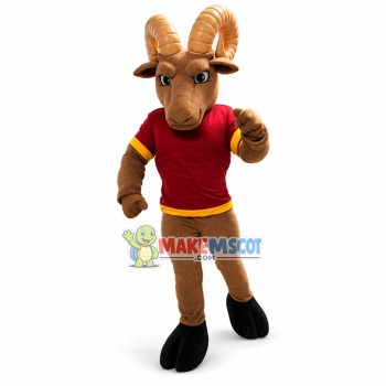 Sport Brown Ram High School Mascot Costume 