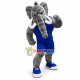 University Power Fierce Gray Mastodon Mascot Costume University Power Fierce Gray Mastodon Mascot Costume